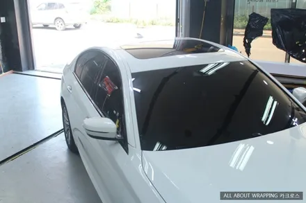 신형 BMW 520d 루프스킨 사이드스컷 시공후기 / 경기 광명