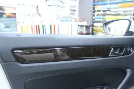 파사트 루프스킨 카본블랙 사이드미러 및 실내랩핑! / 경기 광명