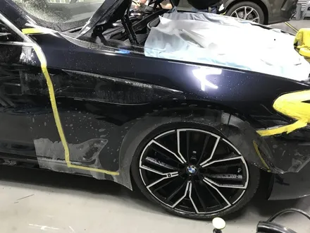 BMW 540i 신차로 들어와 보호하는 프런트패키지! 그리고 카본 실내랩핑! / 광명, 안양, 시흥