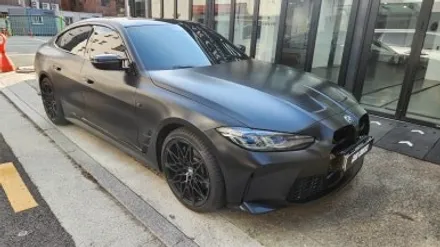 전체랩핑 BMW 440d 사틴블랙 컬러로 변신! / 경기 광명