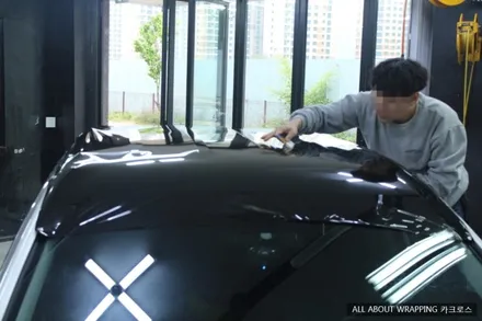 광명 랩핑전문점 산타페 SUV 루프스킨 시공후기 / 경기 광명