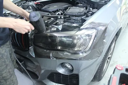 BMW X3 헤드램프 및 테일램프  랩핑 작업 / 경기 광명