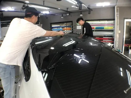 BMW x6 루프스킨 및 윈도우크롬 랩핑 왜 자동차랩핑인가!? / 경기 광명