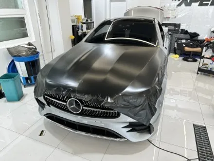 벤츠 E450쿠페 사틴블랙 전체랩핑 / 광명, 안양, 시흥