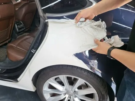 아우디 A7 랩핑도 제거도 원스톱 자동차랩핑점 카크로스 / 광명, 안양, 시흥