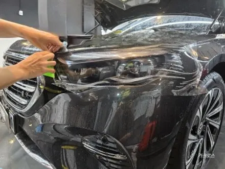 벤츠 W214 E300 그라파이트그레이 메탈릭 본넷패키지 PPF로 보호! / 경기 광명