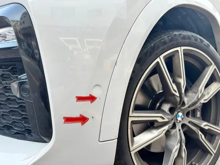 BMW X6 랩핑사고처리 및 도어캐치 포인트랩핑 / 경기 광명