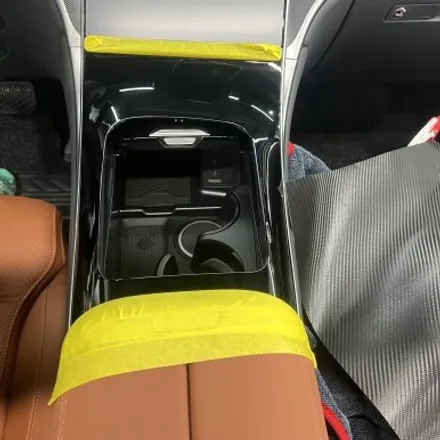 벤츠실내 포인트랩핑! 카본으로! GLC / 경기 광명