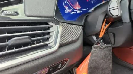 BMW X6 리얼카본 실내랩핑 재시공! / 경기 광명