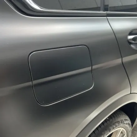 사틴블랙 전체랩핑 BMWX7 (크롬죽이기+루프스킨) / 경기 광명