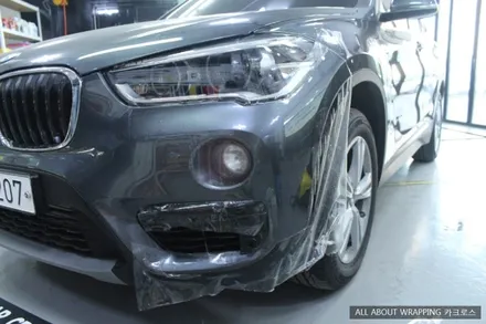 광명 수입차 PPF 전문, BMW X1 범퍼가드 PPF 시공후기 / 경기 광명