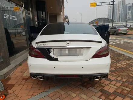 벤츠 CLS 400 사틴화이트 전체랩핑을 제거하다! / 경기 광명