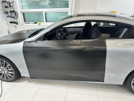 벤츠 E450쿠페 사틴블랙 전체랩핑 / 광명, 안양, 시흥