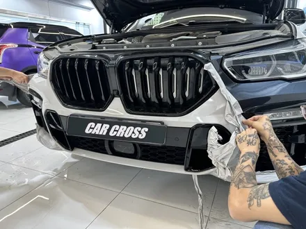 BMW X6 랩핑사고처리 및 도어캐치 포인트랩핑 / 경기 광명