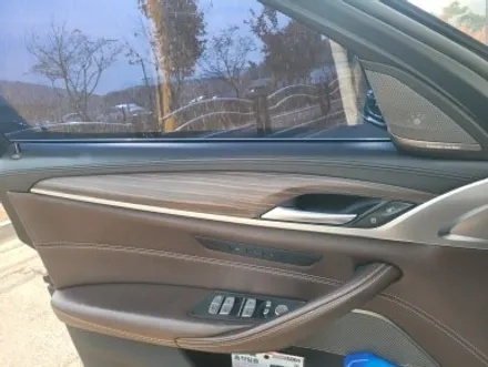 BMW G30 실내 우드트림 카본블랙 랩핑 시공 후기! / 경기 광명
