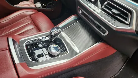 BMW X6 리얼카본 실내랩핑 재시공! / 경기 광명