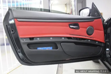 BMW 328i 컨버터블 실내랩핑 랩핑전문점 카크로스 / 경기 광명