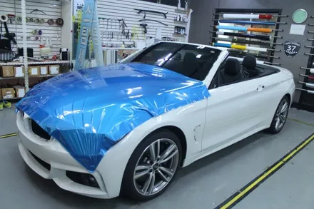 광명자동차랩핑 BMW 428i 컨버터블 전체랩핑 작업! / 경기 광명