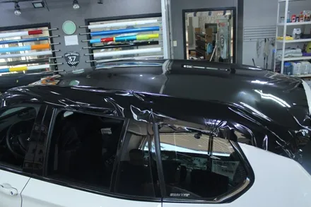 BMW X3 루프스킨 사이드미러 그릴 휀다크롬 필름시공! / 경기 광명