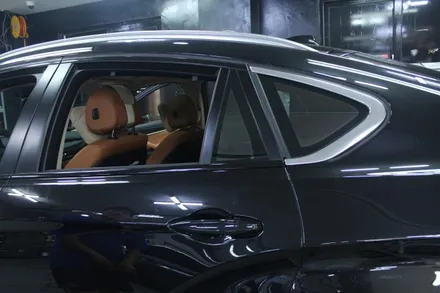 BMW X6 윈도우크롬과 루프렉 랩핑! / 경기 광명