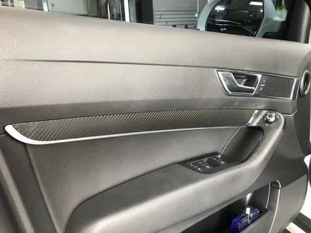 아우디 C6 A6 실내랩핑 카본블랙 왜하는거죠? / 경기 광명