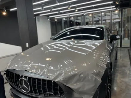 메르세데스 벤츠 CLS AMG 신차 출고 애쉬그레이 전체랩핑과 PPF 시공은 필수 중에 필수! / 광명, 안양, 시흥