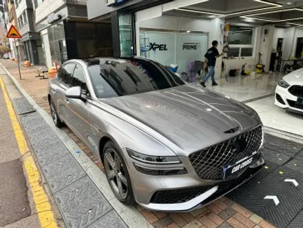 제네시스 G80 루프스킨 블랙 PPF 시공 효과는? 엄청납니다 / 광명, 안양, 시흥