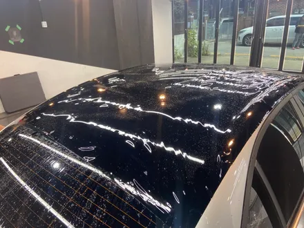 벤츠 C200 블랙PPF 루프스킨시공(포인팅 및 실내랩핑)