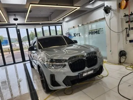 BMW X4 갓성비 본넷패키지 PPF + 고급 진 리얼카본 랩핑 / 경기 광명