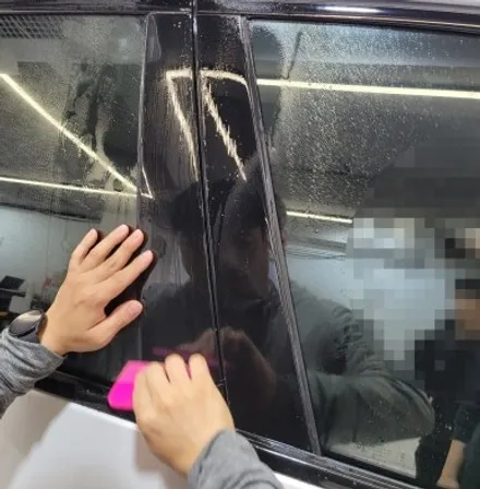 X5 실내 하이그로시 리얼카본 실내랩핑 / 경기 광명