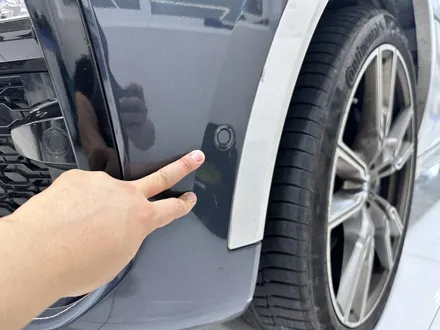 BMW X6 랩핑사고처리 및 도어캐치 포인트랩핑 / 경기 광명