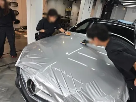 전체랩핑 시공으로 순정 느낌 연출하기! 벤츠W212 / 경기 광명
