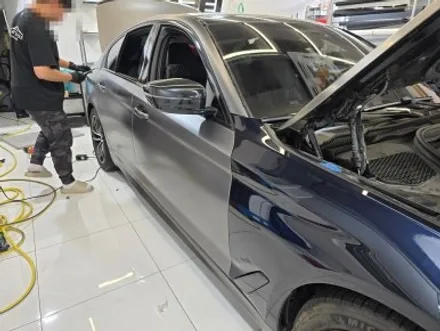 랩핑사고 보험처리 및 필름제거까지 BMW G30 / 경기 광명