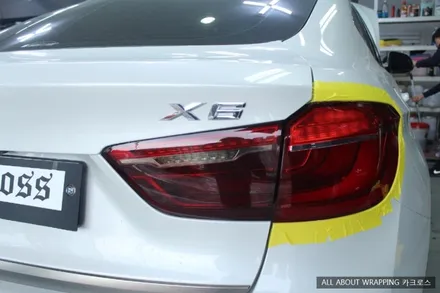 BMW X6 M포인트랩핑 및 라이트필름 시공후기 / 경기 광명