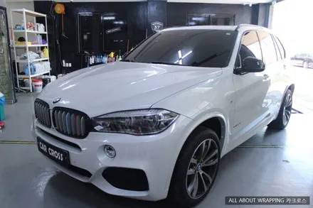 BMW X5 사이드미러 포인트랩핑 및 그릴랩핑 / 경기 광명