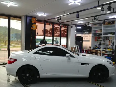 벤츠 SLK 사틴블랙 풀래핑 & 루마 버텍스700 풀 시공 / 광명, 안양, 시흥
