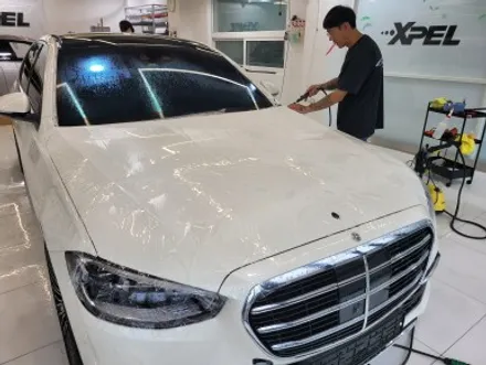 벤츠 S580e 전체 PPF, 블랙 PPF루프스킨 출고 후 종합시공! / 광명, 안양, 시흥