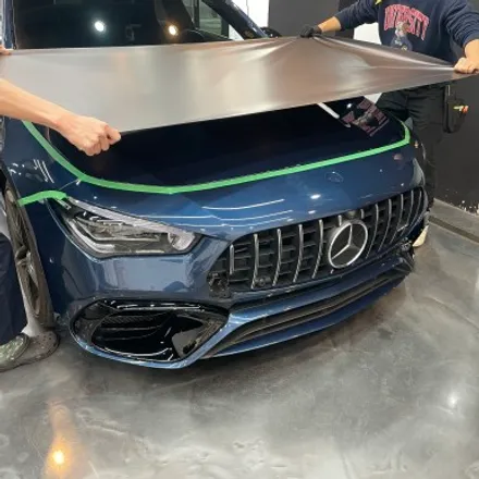 벤츠 CLA 무광다크그레이 전체랩핑 무광의 포스는 다르다! / 광명, 안양, 시흥