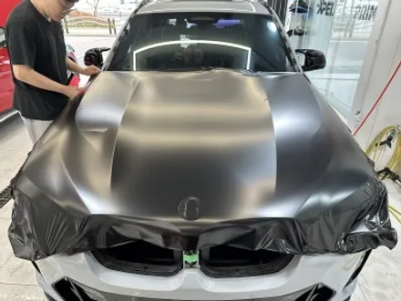 BMW X3 사틴블랙 전체랩핑 눈 돌아갑니다 / 광명, 안양, 시흥