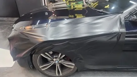 BMW F10 사틴블랙 전체랩핑 반무광의 포스 대박! / 경기 광명