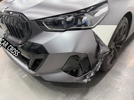 BMW 5시리즈 G60 앞범퍼 사고 후, 랩핑 재시공 후기! / 경기 광명