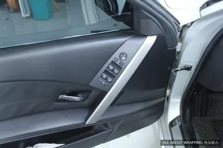 광명 자동차랩핑, BMW 528i 티타늄브러쉬 실내랩핑 / 경기 광명