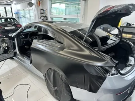 벤츠 E450쿠페 사틴블랙 전체랩핑 / 광명, 안양, 시흥