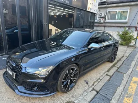 아우디 A7 크롬딜리트 끝판왕 블랙 RS룩, and 실내랩핑 / 광명, 안양, 시흥