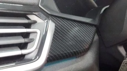 BMW X6 리얼카본 실내랩핑 재시공! / 경기 광명