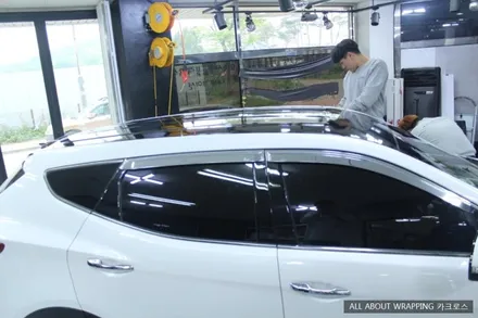광명 랩핑전문점 산타페 SUV 루프스킨 시공후기 / 경기 광명