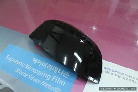 BMW X3 사이드미러 및 전면그릴 랩핑 / 경기 광명