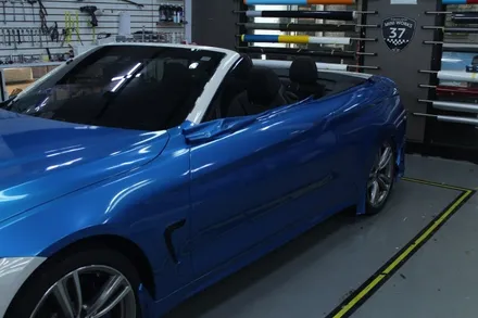 광명자동차랩핑 BMW 428i 컨버터블 전체랩핑 작업! / 경기 광명