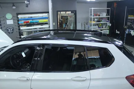 BMW X3 루프스킨 사이드미러 그릴 휀다크롬 필름시공! / 경기 광명