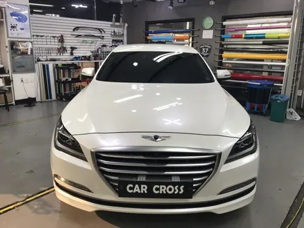 광명,안양랩핑전문점 제네시스 G380 화이트펄 전체랩핑 / 경기 광명